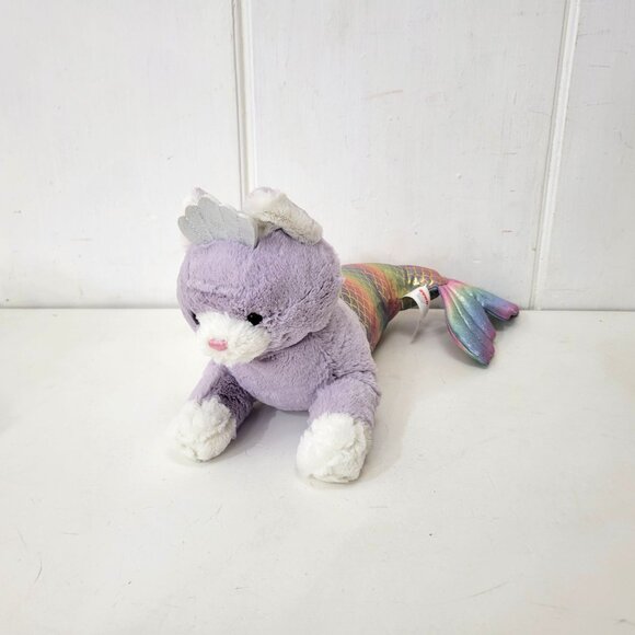Gund Cat Mermaid Plush Toy Stuffed Animal 16" Long - Picture 7 of 8